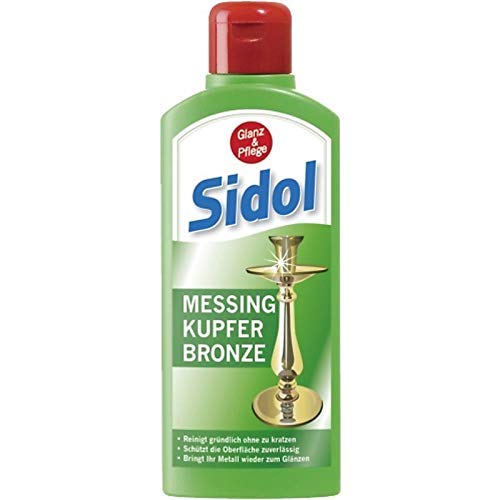 sidol latón cobre bronce 250 ml Pulido fiable para puerta y ventanas, Instrumentos de Música, grifos, monedas, antiquitäten, motocicleta, para cuidado Oldtimer y mucho más. 99% biodegradable.