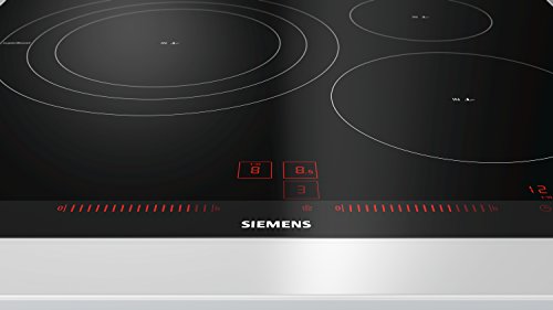 Siemens EH675LDC1E hobs Negro Integrado Con - Placa (Negro, Integrado, Con placa de inducción, 1400 W, 14,5 cm, 2200 W)