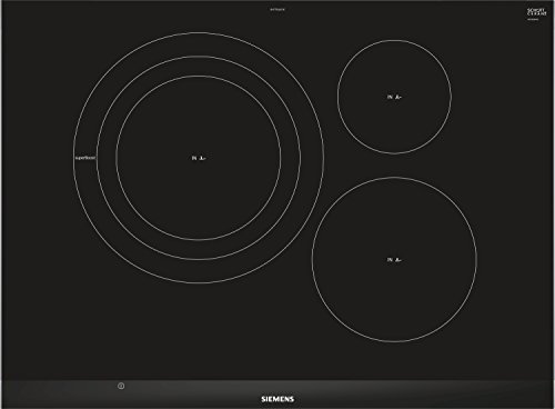 Siemens EH775LDC1E hobs Negro Integrado Con - Placa (Negro, Integrado, Con placa de inducción, 1400 W, 14,5 cm, 2200 W)