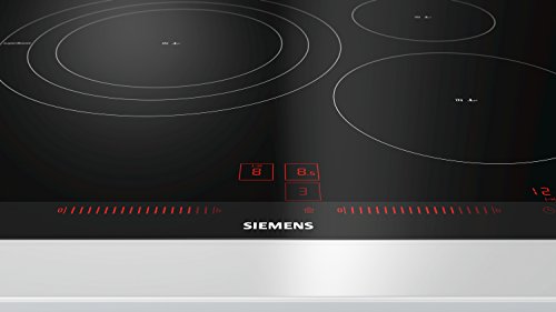 Siemens EH775LDC1E hobs Negro Integrado Con - Placa (Negro, Integrado, Con placa de inducción, 1400 W, 14,5 cm, 2200 W)