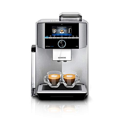 Siemens EQ.9 plus connect s500 Independiente - Cafetera (Independiente, Cafetera de filtro, 2,3 L, Molinillo integrado, 1500 W, Negro, Acero inoxidable)