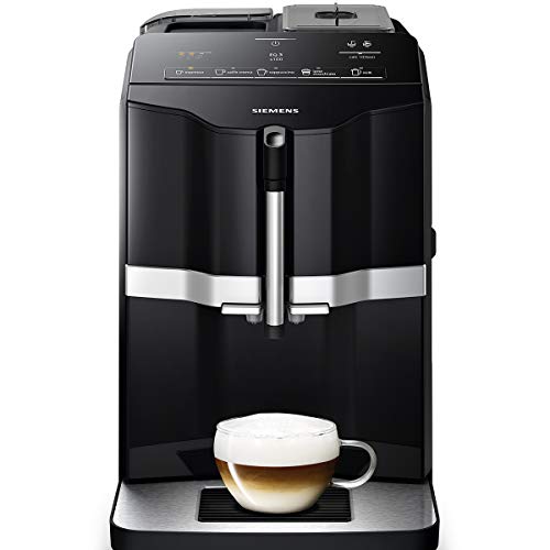 Siemens TI351209RW Cafetera Espresso Superautomática, 1300 W, 1.4 litros, Plástico, Negro