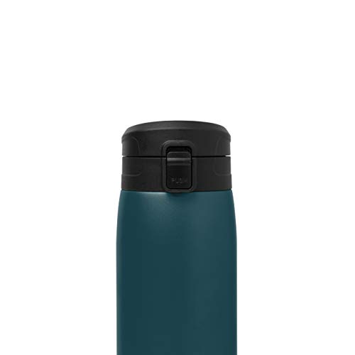 Simple Modern Kona 470mL (16oz) Taza Termica con Cerradura Vaso Termico de Café para Llevar Acero Inoxidable Prueba de Fugas Termo Botella Agua Regalos para mujer u hombre -Medianoche Negro