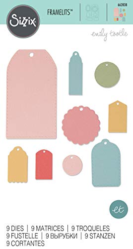 Sizzix Framelits Troqueles 9PK Etiquetas #3