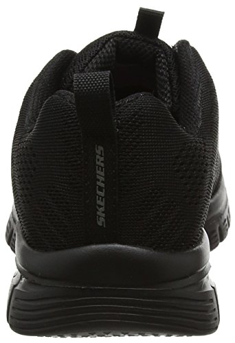 Skechers Women 12615 Low-Top Trainers, Black (Black Mesh/Trim Bbk), 4 UK (37 EU)