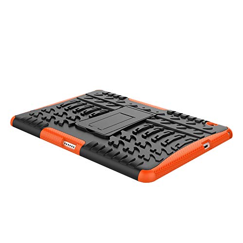 Skytar Funda para Huawei MediaPad T3 10,Hybrid Dura Layer Protección de Policarbonato Duro + TPU Silicona Protección Cover Carcasa para Huawei MediaPad T3 10 de 9,6 Pulgadas Tablet Funda,Naranja