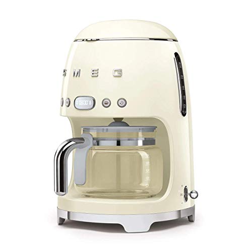 Smeg dcf02creu DCF02RDEU/PGAU/WHAU Cafetera de filtro, Gris