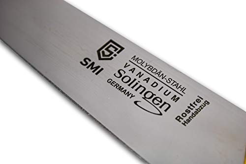 SMI - 8" Solingen cuchillo de carnicero profesional, cuchillo de cocina, utensilios de cocina acero inoxidable