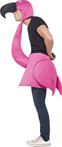 Smiffys - Disfraz flamenco rosa para adulto Talla única