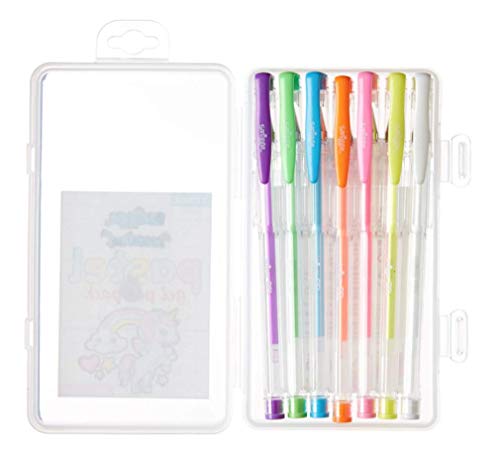 Smiggle - Lote de 7 bolígrafos de gel de colores con aroma a pastel