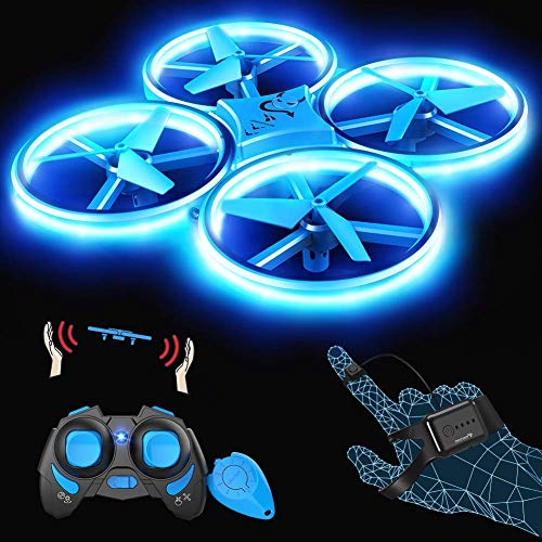 SNAPTAIN SP300 Drone para Niño, Infrarrojo Sensor RC Quadrocopter para Niños y Principiantes, Throw’N Go, Múltiples Controles Remotos, Inducción por Gravedad, 360° Flip, Altitud Hold, Modo sin Cabeza