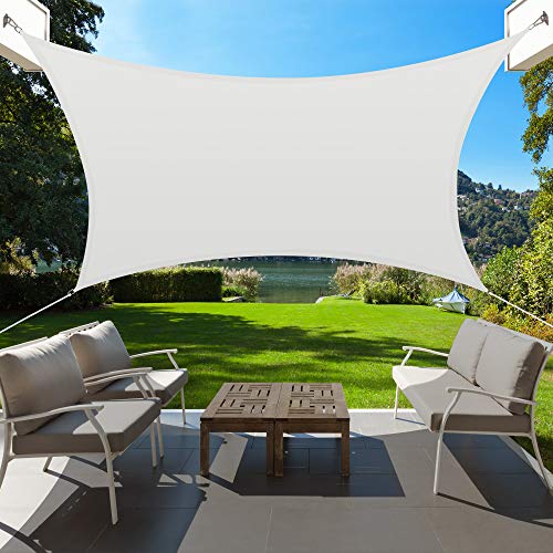 Sol Royal SolVision PS9 Vela de Sombra Toldo Parasol 400x300 cm PES Repelente del Agua Blanco protección UV