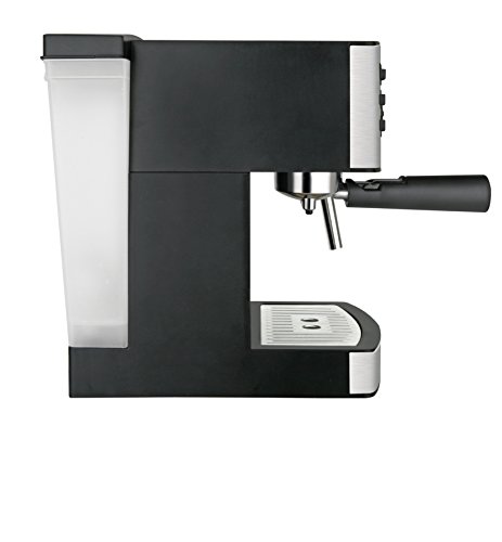 Solac CE4480 Espresso-Cafetera de 19 Bares con vaporizador, 850 W, 1.25 litros, 0 Decibeles, Acero Inoxidable