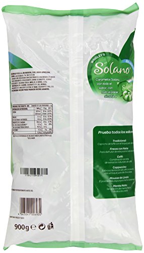 Solano - Menta y nata - Caramelos sin azúcar - 900 g