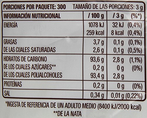 Solano - Menta y nata - Caramelos sin azúcar - 900 g