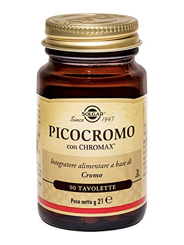 Solgar Picolinato de Cromo Comprimidos de 100 µg - Envase de 90