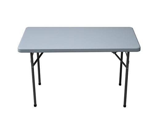 Solycarpa Mesa velador 122x61. Mesa Rectangular con Patas Plegables. Tablero 122x61. Mesa Auxiliar para Catering y hostelería. Mesa para Eventos.