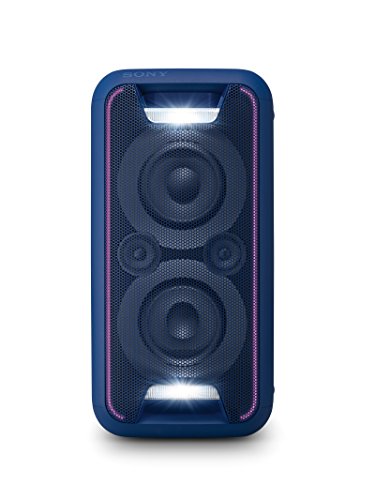 Sony GTKXB5L.CEL - Sistema de Audio (Extra Bass, Bluetooth, NFC, Party Chain, configuración Vertical y Horizontal con Luces), Azul