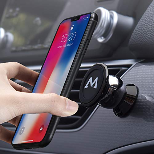 Soporte Magnético Universal con Pegatinas Metalicas, Mpow Iman Móvil Coche / Soporte Auto Car Mount Metálico 360° Rotación Apoyo Pegar a Cualquier Superficie Limpiado para iPhone7/ 6/ 6s 6 Plus, Google Pixely, Galaxy S8, Moto G5,LG G6 y Otros Smartphones