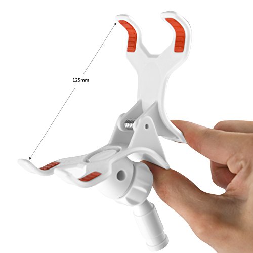 Soporte para teléfono móvil, lonzoth Teléfono Móvil Soporte Cuello de cisne Soporte universal Soporte para iPhone Smartphone Teléfono Móvil (Phone Stand|White)