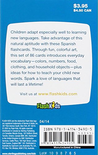 Spanish (Flash Kids Flash Cards)