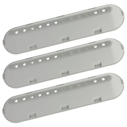 Spares2go 12 Agujero Tambor Paddle Levantador Brazo para lavadoras Indesit (227 mm x 53 mm x 38 mm, Paquete de 3)