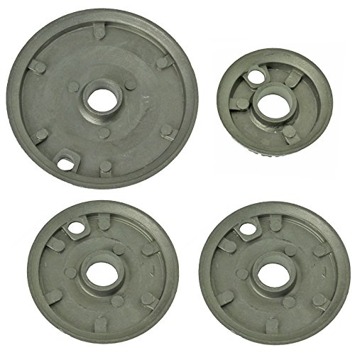 Spares2go grabadora de Gas diseño de corona de fuego gorra para hornos Rangemaster tapa para fuegos de cocina (tamaño pequeño, 2 medio y tamaño grande)