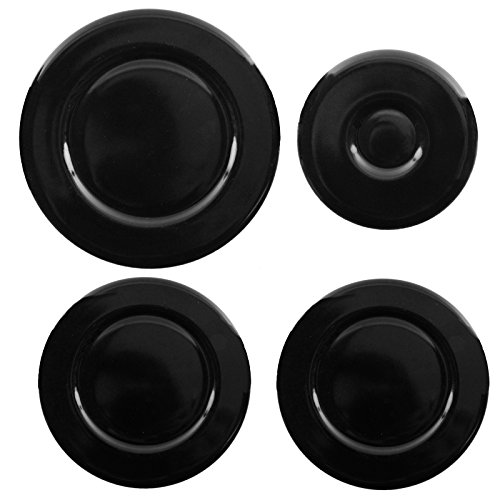 Spares2go grabadora de Gas diseño de corona de fuego tapa para Ikea para horno de cocina (tamaño pequeño, 2 medio y tamaño grande)