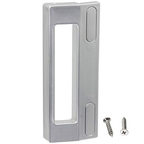 Spares2go Manilla Puerta Para Servis Nevera Congelador (190mm, Gris / Plata)