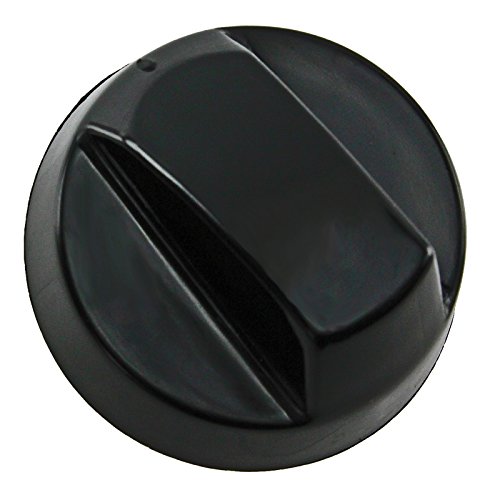 SPARES2GO Perillas de control universales negras para todas las marcas de horno, cocina y placa de cocina (paquete de 4)