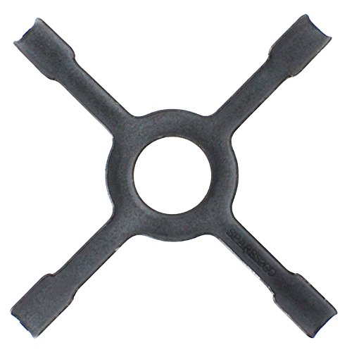 SPARES2GO - Soporte universal de cerámica para hornillo de gas (tamaño pequeño, 130 mm)