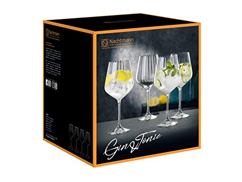 Spiegelau & Nachtmann 102892 Gin & Tonic - Juego de 4 gin y tonic (640 ml, 22,2 cm)