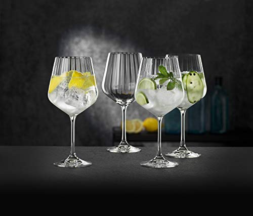 Spiegelau & Nachtmann 102892 Gin & Tonic - Juego de 4 gin y tonic (640 ml, 22,2 cm)