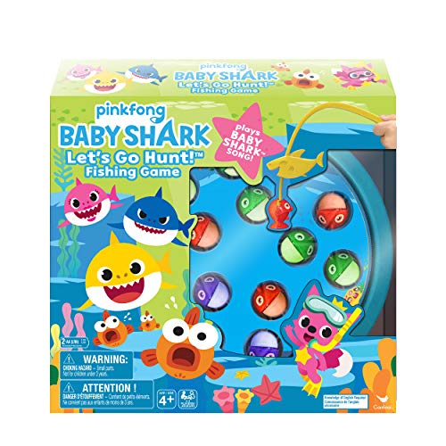 Spin Master: Pinkfong Baby Shark - Lets Go Hunt! Fishing Game & Song, Multicolor (6054916)