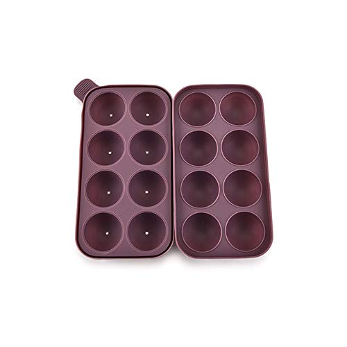 Sprießen Molde de Silicona Semi-Esfera pequeño, Grado alimenticio, Revestimiento Antiadherente, sin BPA, adecuados para Chocolate/Postre de Pastel/Pastel de té/Dulce de Galleta（Colores aleatorios）