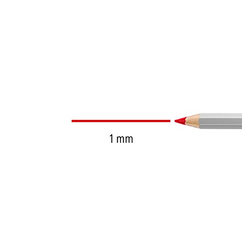 Staedtler Lumocolor 108-2. Lápices de madera de color rojo. Caja con 12 unidades.