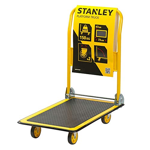 Stanley SXWTD-PC527 150 kg Steel Platform Truck - Yellow
