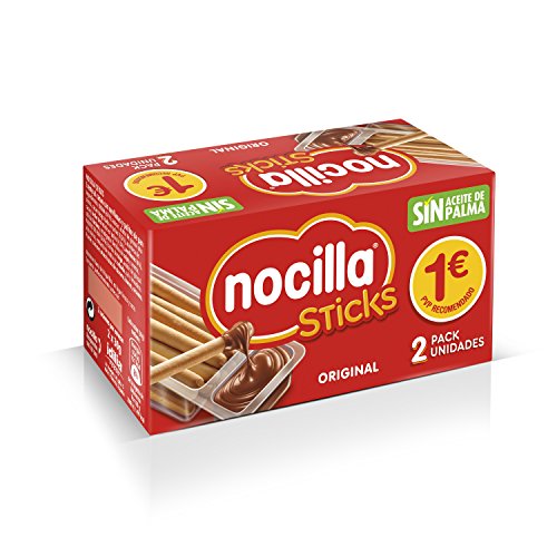 Sticks Nocilla Original-Sin Aceite de Palma-Pack de 2 raciones de 30g