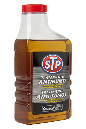 STP ST64450SP Tratamiento ANTIHUMOS Gasolina 450 ml Reduce la emision de Humos y el Consumo de Aceite, 450ml