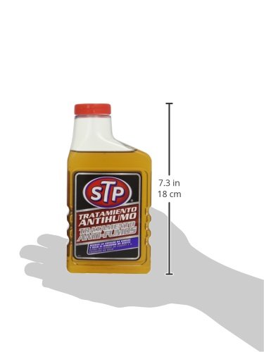 STP ST64450SP Tratamiento ANTIHUMOS Gasolina 450 ml Reduce la emision de Humos y el Consumo de Aceite, 450ml