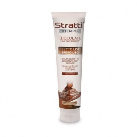 STRATTI CARGA KERATINA CHOCOLATE EFECTO LISO 150ML