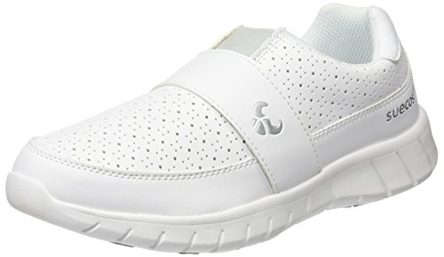 Suecos Edda, Zapatos de Trabajo Unisex Adulto, Blanco (White), 38 EU