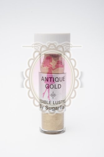 Sugarflair Comestible Lustre Polvo Color de Alimentos Fondant Polvo Oro Antiguo