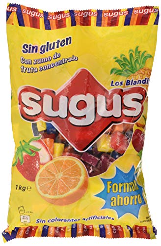 Sugus Caramelos blandos con zumo de fruta - Paquete de 1 kg