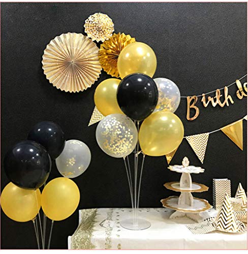 Sumnos 2 Juego de 28 "Altura Kit de Soporte de Globos para Mesa para Decoraciones de Fiestas de cumpleaños y Bodas, Globos de Feliz cumpleaños Decoraciones para Fiestas y Navidad