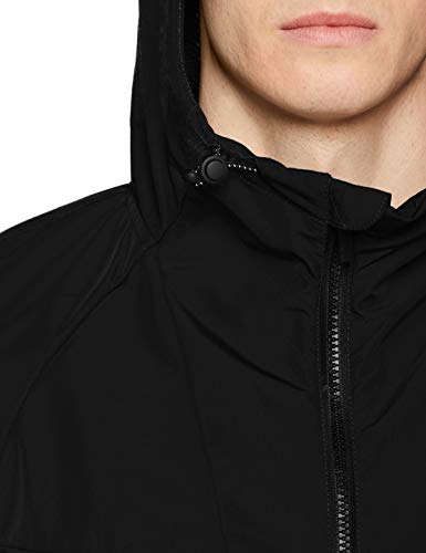 Superdry Echo Beach Cagoule Chaqueta Deportiva, Negro (Black 02a), Large para Hombre