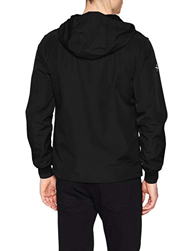 Superdry Echo Beach Cagoule Chaqueta Deportiva, Negro (Black 02a), Large para Hombre