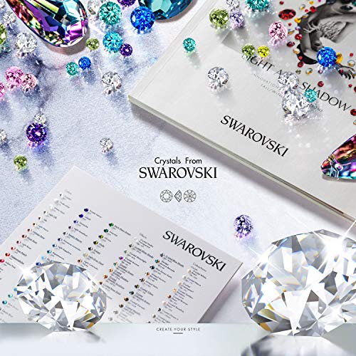 Susan Y Regalos para Mujer San Valentín Sueño Marino Mujer Pulsera de Tenis Hechos con Cristales de Swarovski Azul Joyas Navidad Cumpleaños Aniversario Madre Esposa Hija Niña Ella