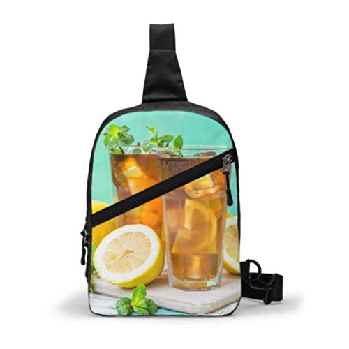 SUUJ Mochila con Honda, Viaje, Senderismo, Mochila, Vasos de té Helado, Verano, Copia, Pecho, Bandolera, Bandolera