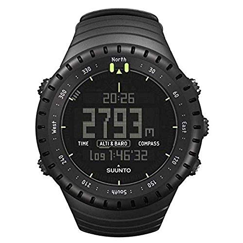 Suunto Core All - Reloj de exterior para todas las altitudes, sumergible (30 m), con altímetro y barómetro, esfera de composite, color negro profundo